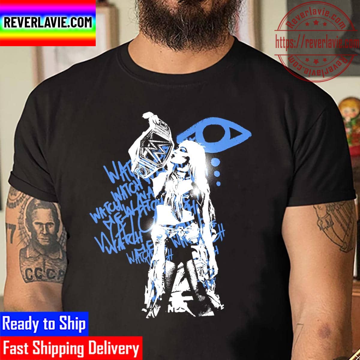 Liv Morgan Watch Me Title Unisex T-Shirt Liv Morgan Watch Me Title Unisex T-Shirt