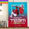 Los Angeles Angels 2022 All MLB First Team Home Decor Poster Canvas