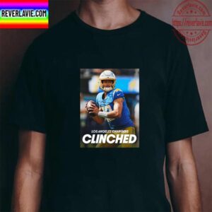Los Angeles Chargers Clinched AFC Postseason Unisex T-Shirt