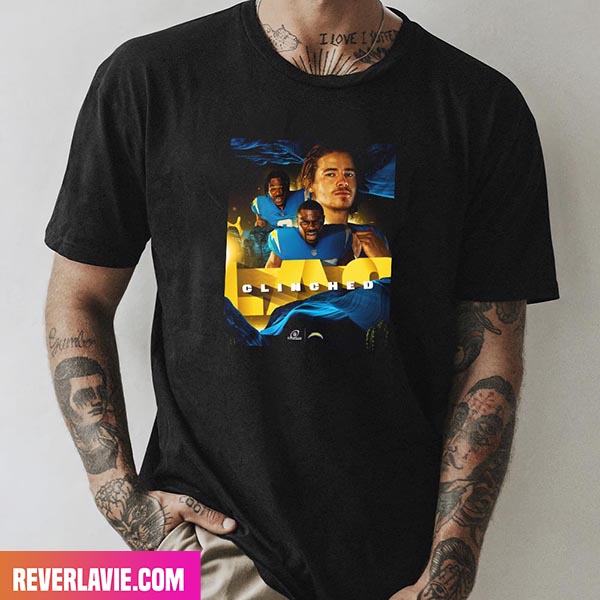 Los Angeles Chargers Clinched - Chargers Are Playoff Bound For The First Time Since 2018 Style T-Shirt Los Angeles Chargers Clinched - Chargers Are Playoff Bound For The First Time Since 2018 Style T-Shirt
