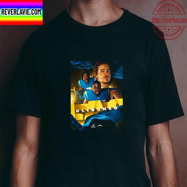 Los Angeles Chargers Clinched NFL Playoffs Unisex T-Shirt Los Angeles Chargers Clinched NFL Playoffs Unisex T-Shirt