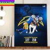 Los Angeles Chargers Defense Home Decor Poster Canvas