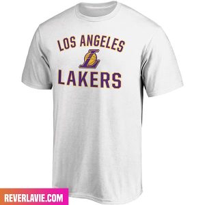 Los Angeles Lakers Fanatics Branded White Team Victory Arch Style T-Shirt