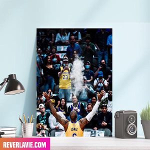 Los Angeles Lakers LeBron James 28 Points 11 Assists 8 Rebounds Poster