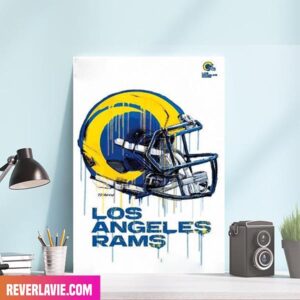 Los Angeles Rams Helmet Home Decor Canvas-Poster