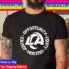 Los Angeles Rams Opportunity Equality Freedom Justice Unisex T-Shirt