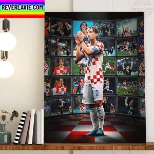 Luka Modric Legend Of FIFA World Cup Home Decor Poster Canvas