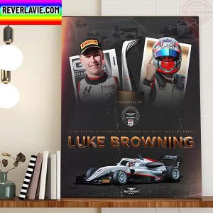 Luke Browning Is The 2022 Aston Martin Autosport BRDC Young Driver Of The Year Home Decor Poster Canvas