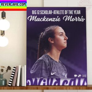 Mackenzie Morris 2022 Big 12 Volleyball Scholar-Athlete Of The Year Home Decor Poster Canvas