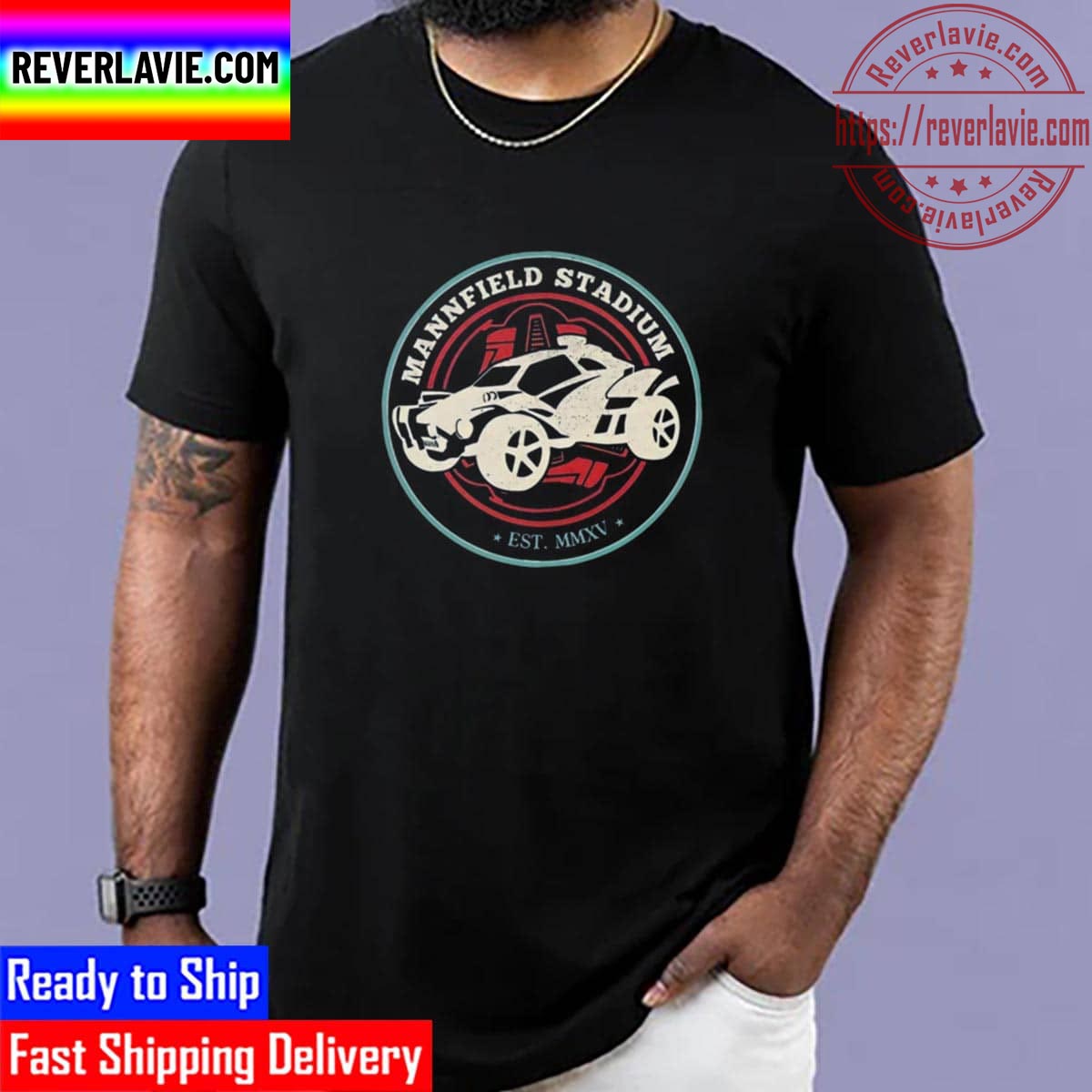 Manndield Stadium Rocket League Unisex T-Shirt Manndield Stadium Rocket League Unisex T-Shirt