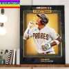 Manny Machado 2022 All MLB First Team Third Baseman San Diego Padres Home Decor Poster Canvas