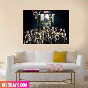 Marvel Midnight Suns Team Up Fighting Marvel Studios Poster