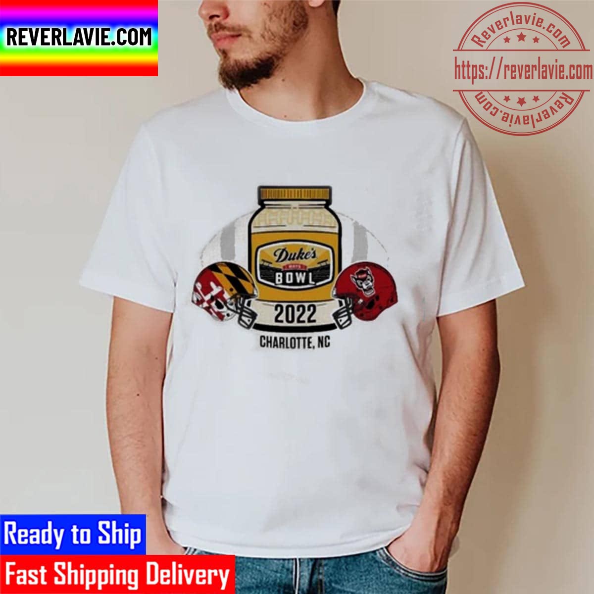 Maryland Terrapins Vs NC State Wolfpack 2022 Duke Mayo Bowl Unisex T-Shirt Maryland Terrapins Vs NC State Wolfpack 2022 Duke Mayo Bowl Unisex T-Shirt