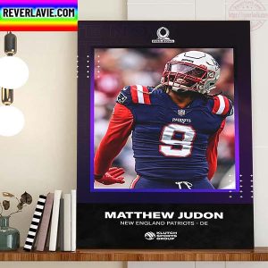 Matthew Judon Pro Bowl Vote Of New England Patriots DE Klutch Sports Group Home Decor Poster Canvas