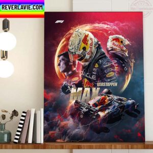 Max Verstappen 2022 F1 Season Poster Fan Art Home Decor Poster Canvas
