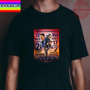 Max Verstappen All Title In The 2022 Season Unisex T-Shirt