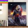 Max Verstappen F1 Season 2022 Poster Fan Art Home Decor Poster Canvas