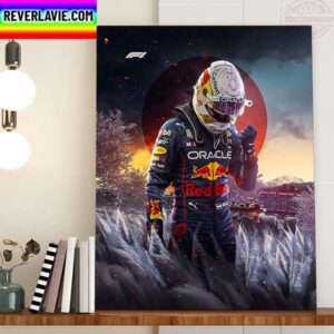 Max Verstappen F1 Poster Fan Art Home Decor Poster Canvas