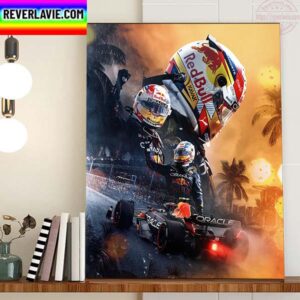 Max Verstappen F1 Season 2022 Poster Fan Art Home Decor Poster Canvas