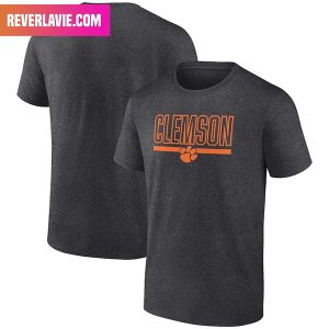 Men’s Fanatics Branded Heather Charcoal Clemson Tigers Classic Inline Style T-Shirt