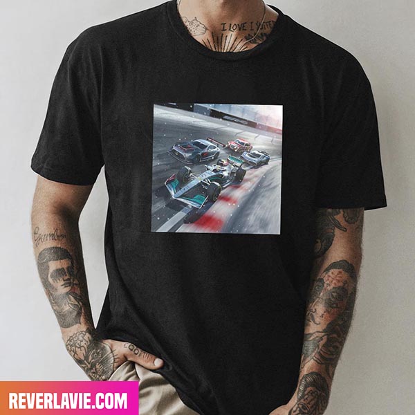 Mercedes-AMG PETRONAS F1 Team Christmas Day Fashion T-Shirt Mercedes-AMG PETRONAS F1 Team Christmas Day Fashion T-Shirt