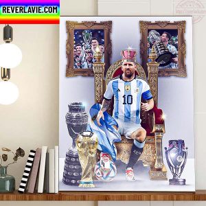Messi Champions 2022 FIFA World Cup And Completed International Football Home Decor Poster Canvas