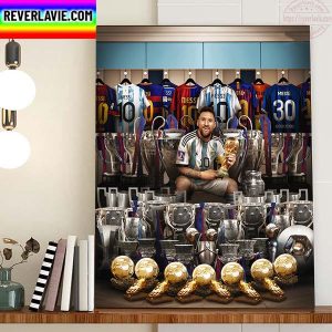 Messi Is 2022 World Cup Champions Home Decor Poster Canvas