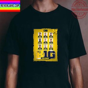 Michigan Football All Big Ten Offensive Team Unisex T-Shirt