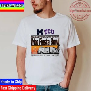 Michigan Vs TCU 2022 College Football Playoff Semifinal VRBO Fiesta Bowl Glendale AZ Unisex T-Shirt