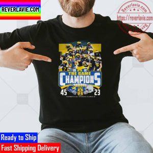 Michigan Wolverines 2022 The Game Champions Score Unisex T-Shirt