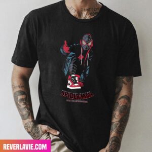 Miles Morales x Air Jordan 1 High Spider-man Across The Spider-verse Fashion T-Shirt