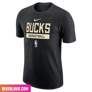 Milwaukee Bucks Nike Black 2022-2023 Legend On-Court Practice Performance Style T-Shirt