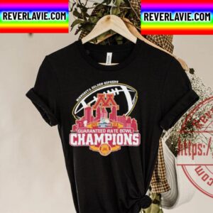 Minnesota Golden Gophers Guaranteed Rate Bowl Champions Unisex T-Shirt