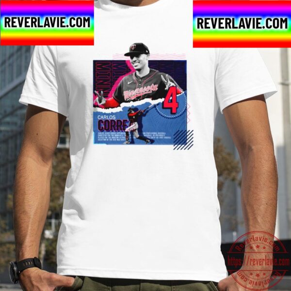 Minnesota Twins Carlos Correa Baseball Shortstop #4 Unisex T-Shirt
