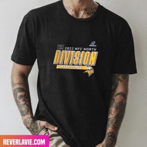 Minnesota Vikings 2022 NFC North Division Champions Divide And Conquer Style T-Shirt