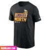 Minnesota Vikings 2022 NFC North Division Champions Fashion T-Shirt