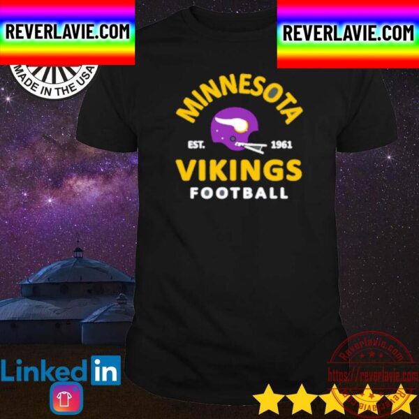 Minnesota Vikings Vintage Arch Est 1961 Unisex T-Shirt