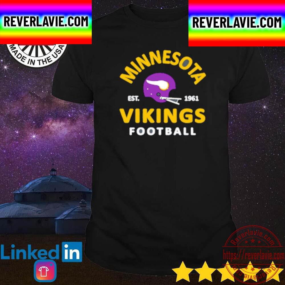 Minnesota Vikings Vintage Arch Est 1961 Unisex T-Shirt Minnesota Vikings Vintage Arch Est 1961 Unisex T-Shirt
