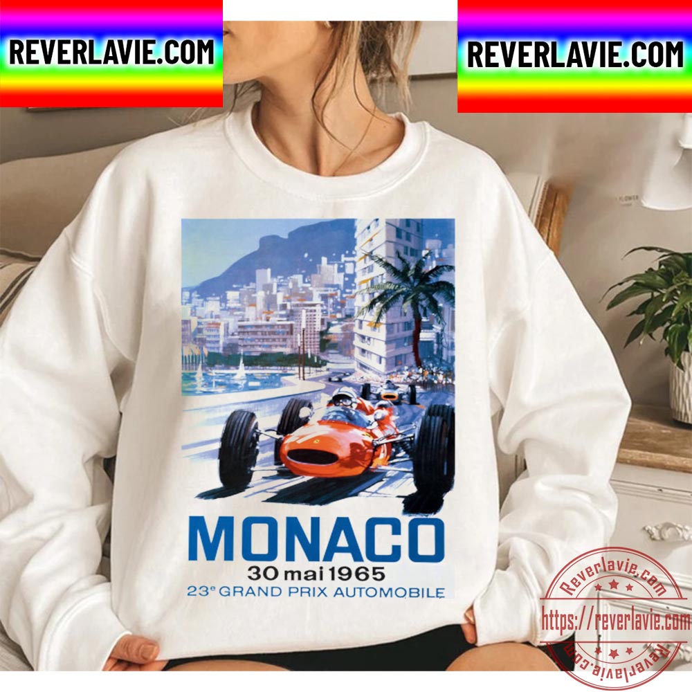 Monaco F1 Classic 1965 Formula One Racing Unisex T-Shirt Monaco F1 Classic 1965 Formula One Racing Unisex T-Shirt