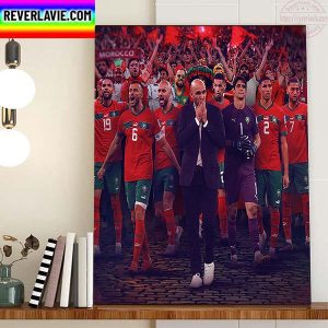Morocco Farewell FIFA World Cup Qatar 2022 Thank You For The Memories Home Decor Poster Canvas