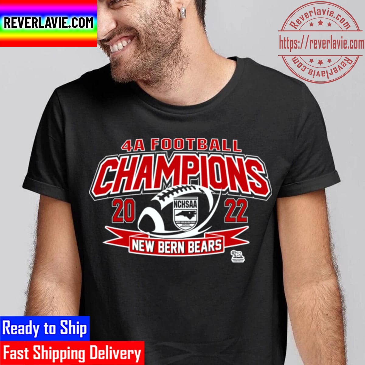 NCHSAA 4A Football Division Champions 2022 New Bern Bears Unisex T-Shirt NCHSAA 4A Football Division Champions 2022 New Bern Bears Unisex T-Shirt