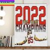 Brock Purdy Leads San Francisco 49ers Champs NFC West Division Champions Home Decor Poster Canvas