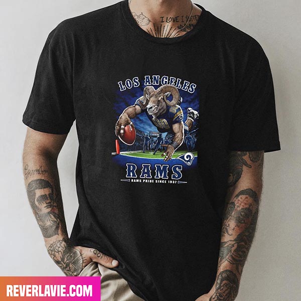 NFL Los Angeles Rams End Zone Rams Pride Since 1937 Fashion T-Shirt NFL Los Angeles Rams End Zone Rams Pride Since 1937 Fashion T-Shirt