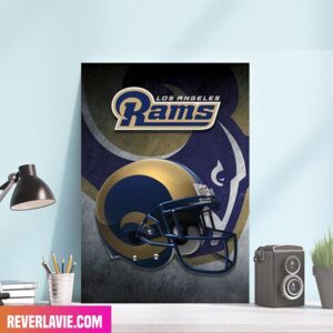 NFL Los Angeles Rams Helmet 16 Poster Home Decor Canvas-Poster