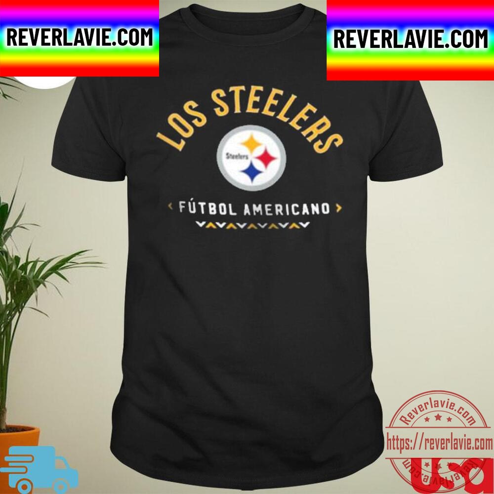 NFL Pro Line By Fanatics Branded Pittsburgh Steelers Black Futbol Americano Unisex T-Shirt NFL Pro Line By Fanatics Branded Pittsburgh Steelers Black Futbol Americano Unisex T-Shirt