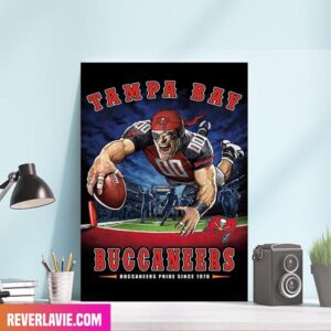 NFL Tampa Bay Buccaneers End Zone Poster Buccaneers Pride Since 1976 Home Decor Canvas-Poster