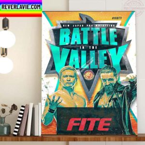 New Japan Pro Wrestling Battle In The Valley Home Decor Poster Canvas