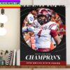 Middle Tennessee Blue Raiders Football Are Champions 2022 Easypost Hawai’i Bowl Home Decor Poster Canvas