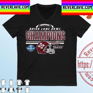 New Mexico State University Football 2022 Quick Lane Bowl Champions Unisex T-Shirt