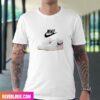 New – Nike Air Force 1 ’07 LV8 White x Plaid Fashion T-Shirt